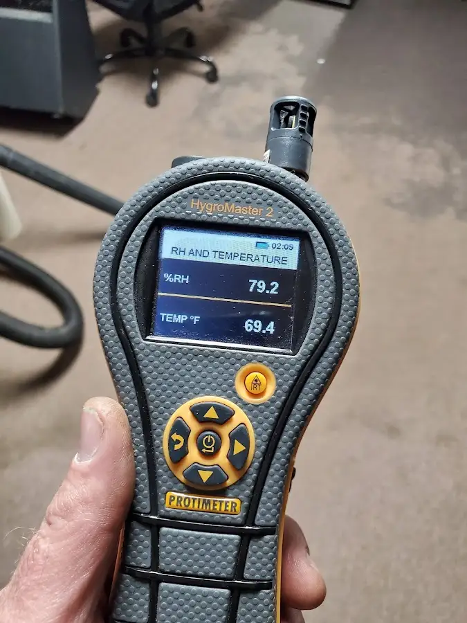 Moisture meter humidity assessment for Mold Remediation & Removal in Fishersville
